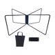 thumbnail image 1 of Soporte plegable portátil para nevera portátil, soporte universal resistente para camping. negro, 1 of 9