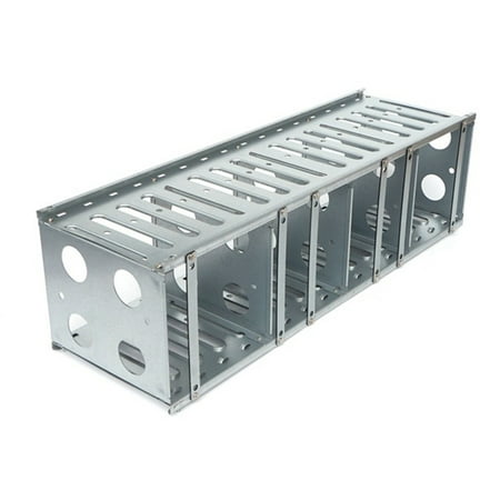 

New 16 Bay Hard Drive 3.5 Inch Rustproof Hard Drive Rack PC Classic Iron HDD Stacking Bracket for 12cm Fans A