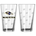 thumbnail image 1 of Baltimore Ravens Ensemble de Verres à Pinte Satinés Gravés, 1 of 1