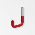 thumbnail image 1 of 8 x 6 Gancho Pared Acero galvanizado 80x115mm, engomado rojo, 1 of 3