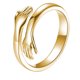 thumbnail image 5 of Minnieouse Love Hug Silver Color Ring Fashion Lady Anillo abierto Joyería Regalos para amantes oro 2piezas Minnieouse CBP153359, 5 of 6