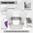 thumbnail image 3 of Cat Litter Box Pee Shields, 3Pcs Transparent Splash Guard for Open Top Litter Pan, Easy Clean Protector for High Peing Cats, Indoor Use for Small Litter Box, Clear, 3 of 6