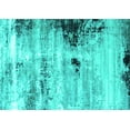 thumbnail image 1 of Ahgly Company Indoor Rectangle Oriental Turquoise Blue Industrial Area Rugs, 8' x 12', 1 of 4