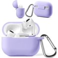 thumbnail image 1 of Blaspins AirPods Pro Case Red, Premium Soft Silicone Skin Case Cover Protective Case Keychain Support Wireless Charging [Compatible with Airpods Pro] IBAOLEA Red Purple, 1 of 6