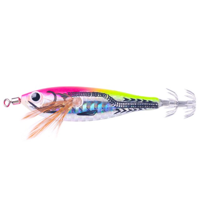 Señuelos Pulpo Newup Pesca Eging Calamar Jigging Camarón Ganchos Cebo 10 Cm G Luminoso (6)