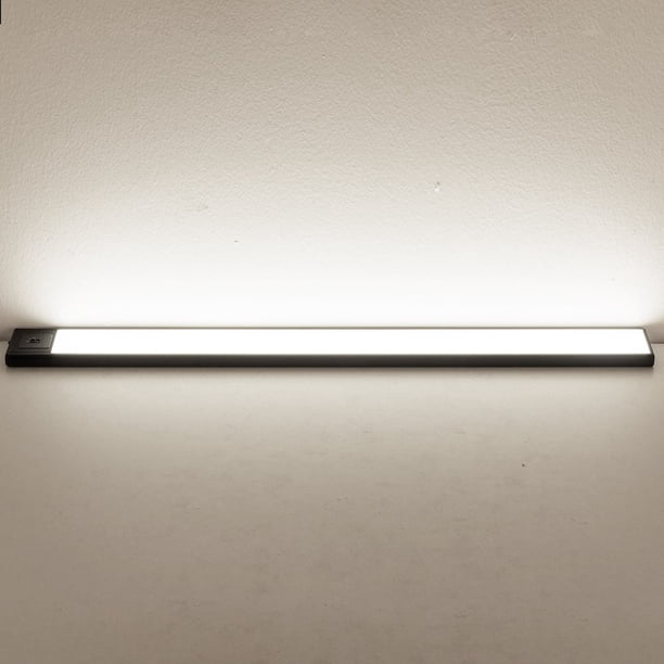 Zoyaloo-Luz LED con Sensor de barrido manual para armario, luz de aluminio ultrafina para cocina, armario, armario, 20/40/50CM
