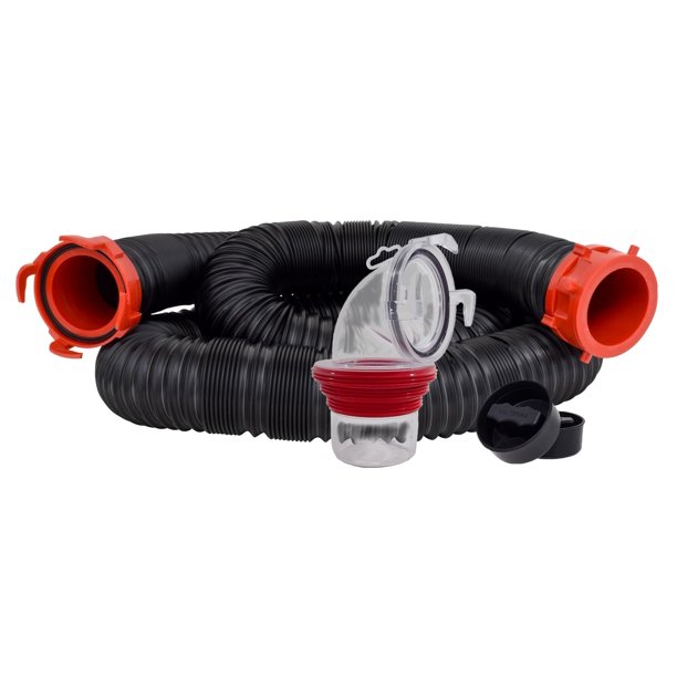 Kit de Manguera de Alcantarillado para RV Valterra de 4.6 m con Adaptador ClearView