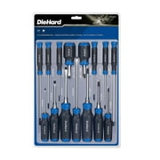 DieHard Screwdriver Set, Slotted and Phillips, 15-Piece