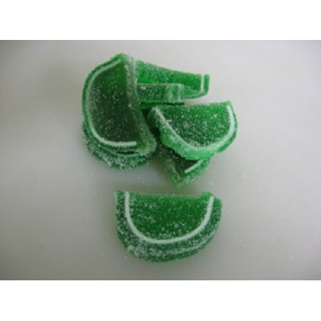 Lime Fruit Slices - Cavalier Candies Fruit Slices Lime flavor jelly candy 5 pounds