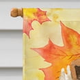 thumbnail image 3 of Carolines Treasures CK1830CHF Fall Leaves Rough Collie Flag Canvas House Size, 3 of 4