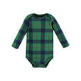thumbnail image 3 of Hudson Baby Cotton Long-Sleeve Bodysuits, 3- Pack, Newborn- 24 Months, 3 of 5