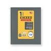 Exceed 1 Subject 100 Count Notebook, Gray Flannel, 11" x 9", College Ruled