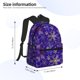 thumbnail image 2 of Disketp blue purple Snowflake Mochila Ligera Clásica con Múltiples Bolsillos, Mochila Casual para Hombre y Mujer, Ideal para Escuela, Trabajo y Viajes, 2 of 6