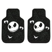 Disney Nightmare Before Christmas Car Truck Black Front Seat Rubber Floor Mats(2)