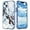 Marble White, variant on Case for iPhone 12,Plating Marble Military Grade Rugged Heavy Duty Full Body 3 in 1 TPU PC Portection Shockproof Protective Phone Case for iPhone 12,6.1 inch 2020 (Marble White)