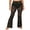 Black, variant on FEORJGP Women’s Sexy Sheer Lace Pants Ladies High Waist Trousers See Through Flare Pants Bell-Bottoms Beachwear Streetwear