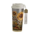 thumbnail image 2 of Botella De Agua De Titanio, Botella Reutilizable Para Beber Agua Con Tapa, Vaso De Café, Girasol, 2 of 8