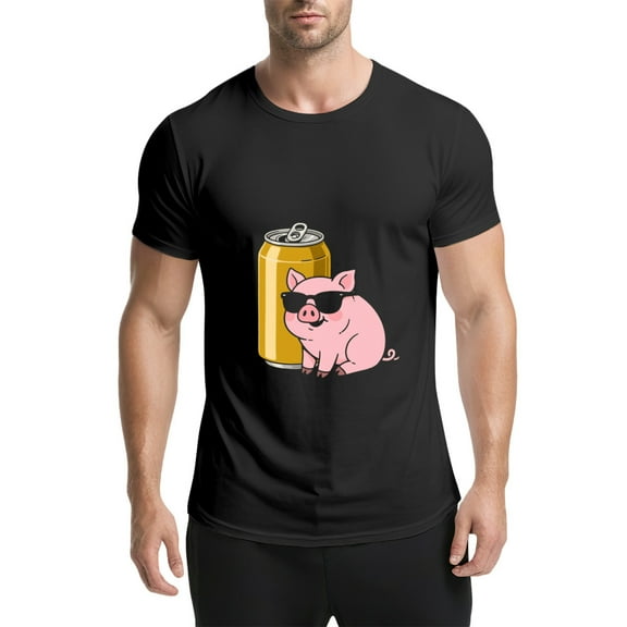 Black T Shirts for Men, Mens Graphic Tees, M5717016,S