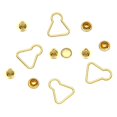thumbnail image 6 of 4Sets Mini DIY Sewing Accessory Trousers Bags Accessories Metal Buckle Dolls Buckles Doll Belt Buttons BLACK, 6 of 8