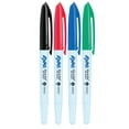 thumbnail image 4 of (5 pack) EXPO Vis-a-vis Wet-Erase Overhead Markers, Fine Point, Assorted, 4 Count (16074), 4 of 10