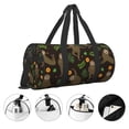 thumbnail image 5 of Fotbe Sloth Doing Yoga Pattern Foldable Sports Gym Bag with Wet Dry Pocket, Ultralight Travel Bag, Large Capacity Duffel Bag, Splash Proof Carry on Bag, Overnight Bag, Weekender Bag, 5 of 8