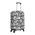 thumbnail image 3 of Daiia Tropical Leaves Luggage Cover, Thickened Washable Travel Luggage Covers, Elastic Unique Baggage Covers for 18-20 inch Luggage-Small, 3 of 9