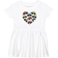 thumbnail image 3 of Inktastic Monster Truck Love Heart for Kids Girls Baby Dress, 3 of 5