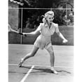 thumbnail image 2 of Carole Landis Playing Tennis 1940 Photo Print (16 x 20), 2 of 2
