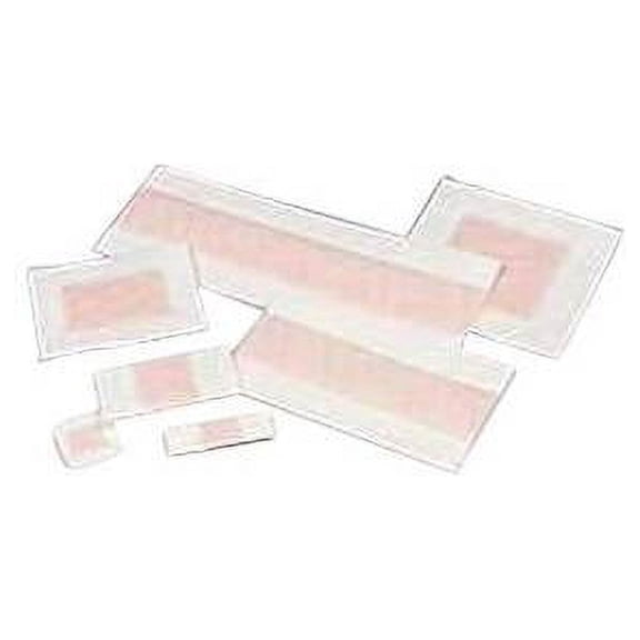 Polymem 1" X 3" Cloth Strip Polymeric Membrane Dressing Part No. 7031 (100/case)