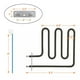 thumbnail image 5 of Kenally Conveniente para la resistencia al desgaste eléctrica lista para usar de la resistencia a la oxidación de los elementos calefactores Artesanía, 5 of 6