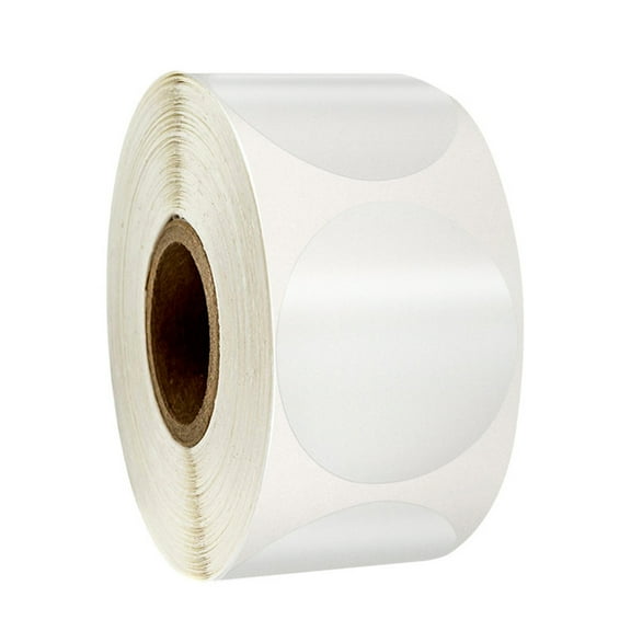 Arborister Seal Label Round Stickers Sealing Label Bag Sticker Transparent Sealing Sticker Packing Supplies Decoration ( 500 Stickers/ Roll )