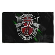 Cayyon 7th Special Forces Group Numeral Flag 3x5Feet Military Banner with 2 Brass Grommets