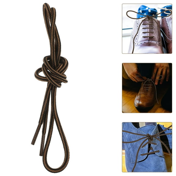 UPOUART Light Brown Flat Shoe Laces for Sneakers Canvas Shoes 2 Pieces Replacement