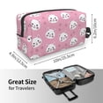 thumbnail image 3 of Uemuo Cute Cat Pattern Portable Toiletry Bags with Handle, Waterproof travel Make up Bags for Women, Large Capacity Travel Cosmetic Bags, 3 of 9