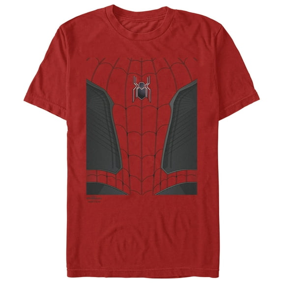 Men's Marvel Spider-Man: No Way Home New Suit  Graphic Tee Red Small
