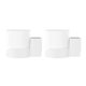thumbnail image 1 of Soporte de Pared Bangcheer Blanco con Organizador de Cables para TP-Link Deco X20 X60 X50 X55 WiFi 6, 1 of 9