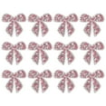 thumbnail image 1 of Uxcell 12-Pack Parches de Strass en Forma de Lazo para Planchar 6cm Rosa Apliques Adhesivos Brillantes para DIY/Ropa/Zapatos/Bolsas, 1 of 7