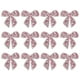 thumbnail image 1 of Uxcell 12-Pack Parches de Strass en Forma de Lazo para Planchar 6cm Rosa Apliques Adhesivos Brillantes para DIY/Ropa/Zapatos/Bolsas, 1 of 7