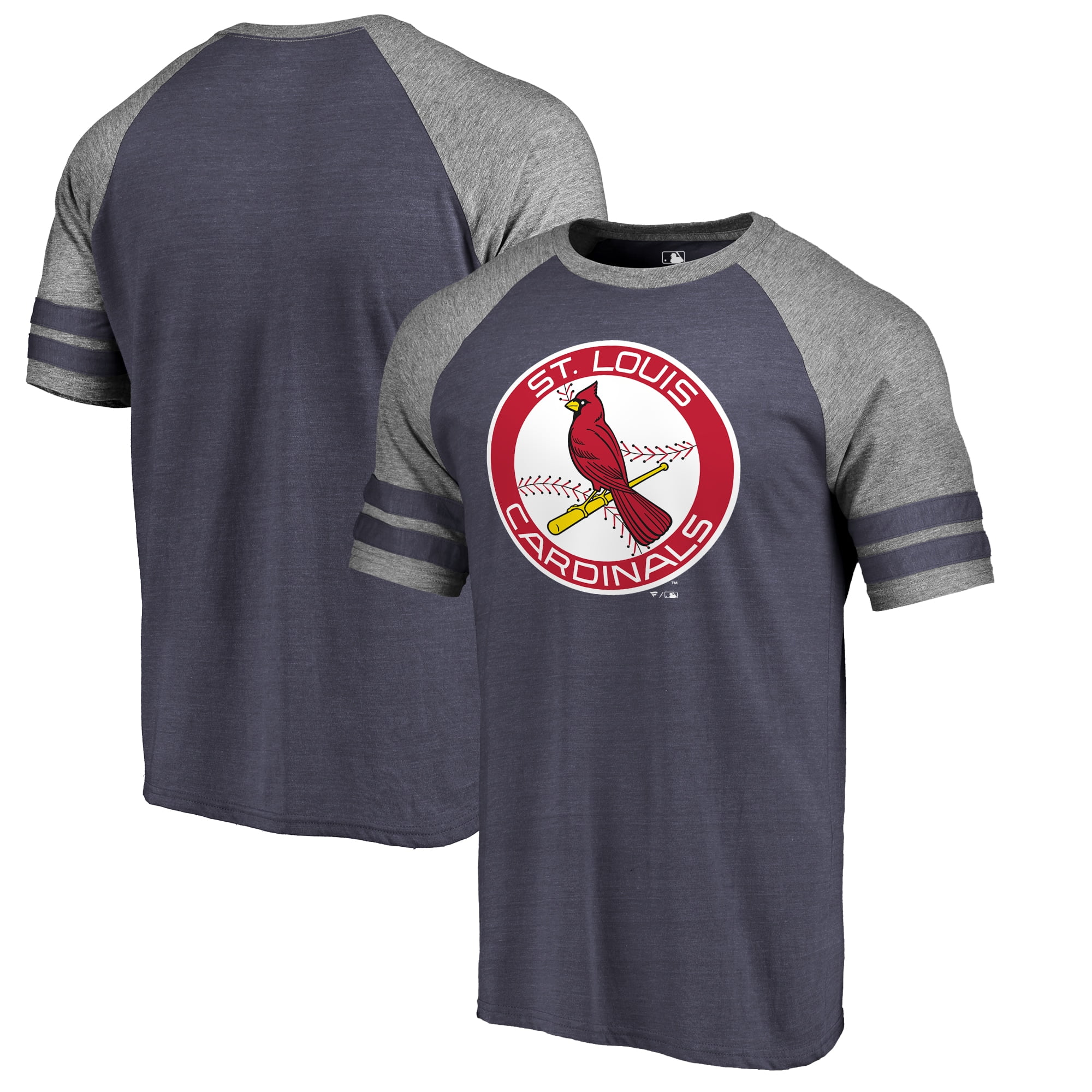 St. Louis Cardinals Fanatics Branded Huntington Cooperstown Collection Tri-Blend T-Shirt - Navy ...