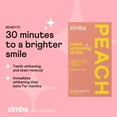 thumbnail image 2 of Zimba Teeth Whitening Strips, Enamel Safe Vegan Teeth Whitener, 28 Strips, 14 Treatments, Peach, 2 of 7