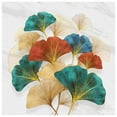 thumbnail image 3 of Cuadros Decorativos Kits de cuadros de pared hechos a mano de hoja de Ginkgo de 40x40cm con pintura de diamantes redondos DIY Ehuebsd Nuevos Originales, 3 of 9