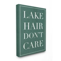 The Stupell Home Decor Collection Lake Hair Dont Care Canvas Wall Art