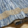 thumbnail image 5 of BoutiqueRugs Ghita Bordered Recycled Blue Area Rug - Mocha, Charcoal, Rose Cream - 27" x 45", 5 of 8