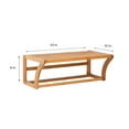 thumbnail image 5 of Organize It All Bamboo Wall Mounted Shelf with Towel Bar, 5 of 7
