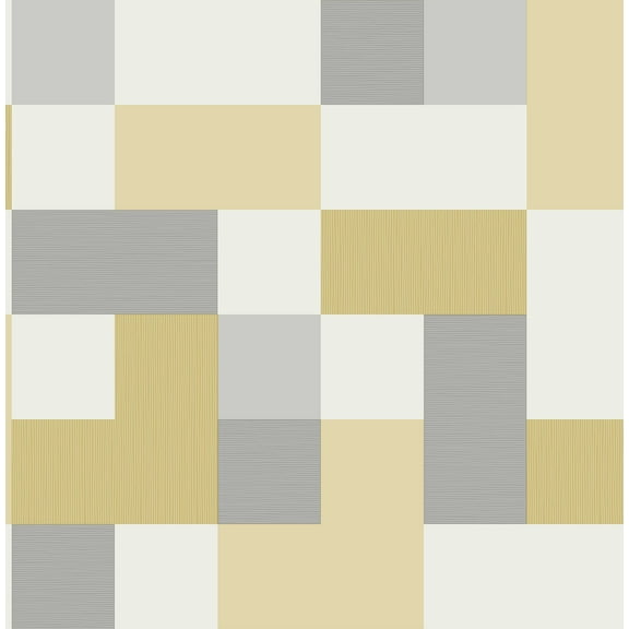 Fine Décor Milano Mustard Geometric Wallpaper