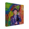 thumbnail image 2 of Trademark Fine Art 'William Burroughs' Canvas Art by Howie Green, 2 of 3