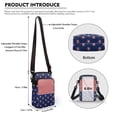 thumbnail image 6 of HELLHERO Red White Stripes Small Crossbody Purse for Adults with Shoulder Strap Shoulder Bags Polyester Women Adjustable Shoulder Strap, 6 of 7