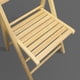 thumbnail image 5 of Juego de 2 sillas plegables de madera para uso casual con acabado natural, 5 of 7