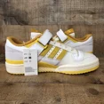 thumbnail image 3 of Adi - das Forum 84 Low OG Mens Size 9.5 Athletic Casual Shoes WhiteYellow GX4537, 3 of 6
