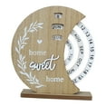 thumbnail image 2 of Lipstore Desk Calendar Birthday Gift Rotatable for Home Decor Versatile Indoor Statue Moon, 2 of 8